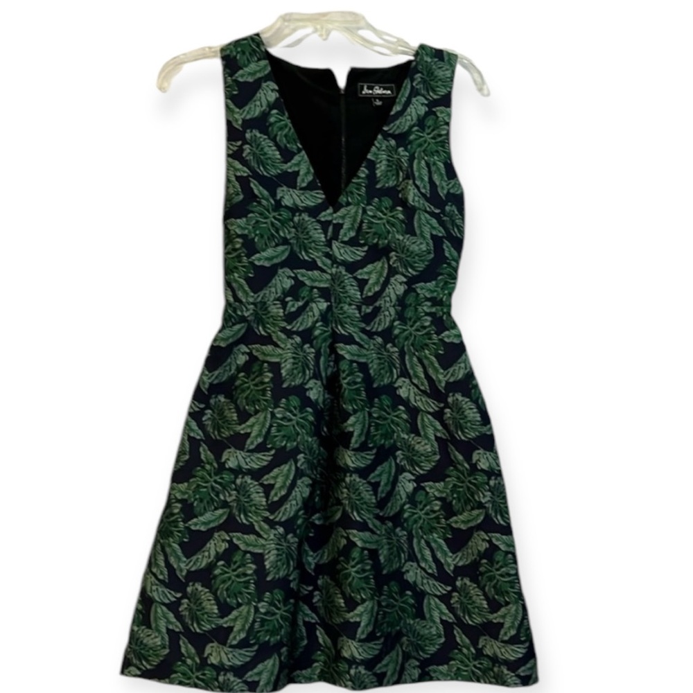 Sam Edelman Womens Palm Blue Green A-Line Dress Blue Sz 0 Mini Party Coc…